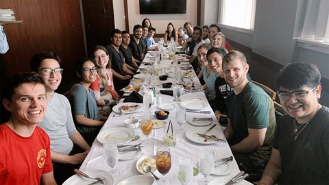 Lunch at Fogo de Chao to celebrate Chicago Hispanic and Latino Network summer Associates and BAs